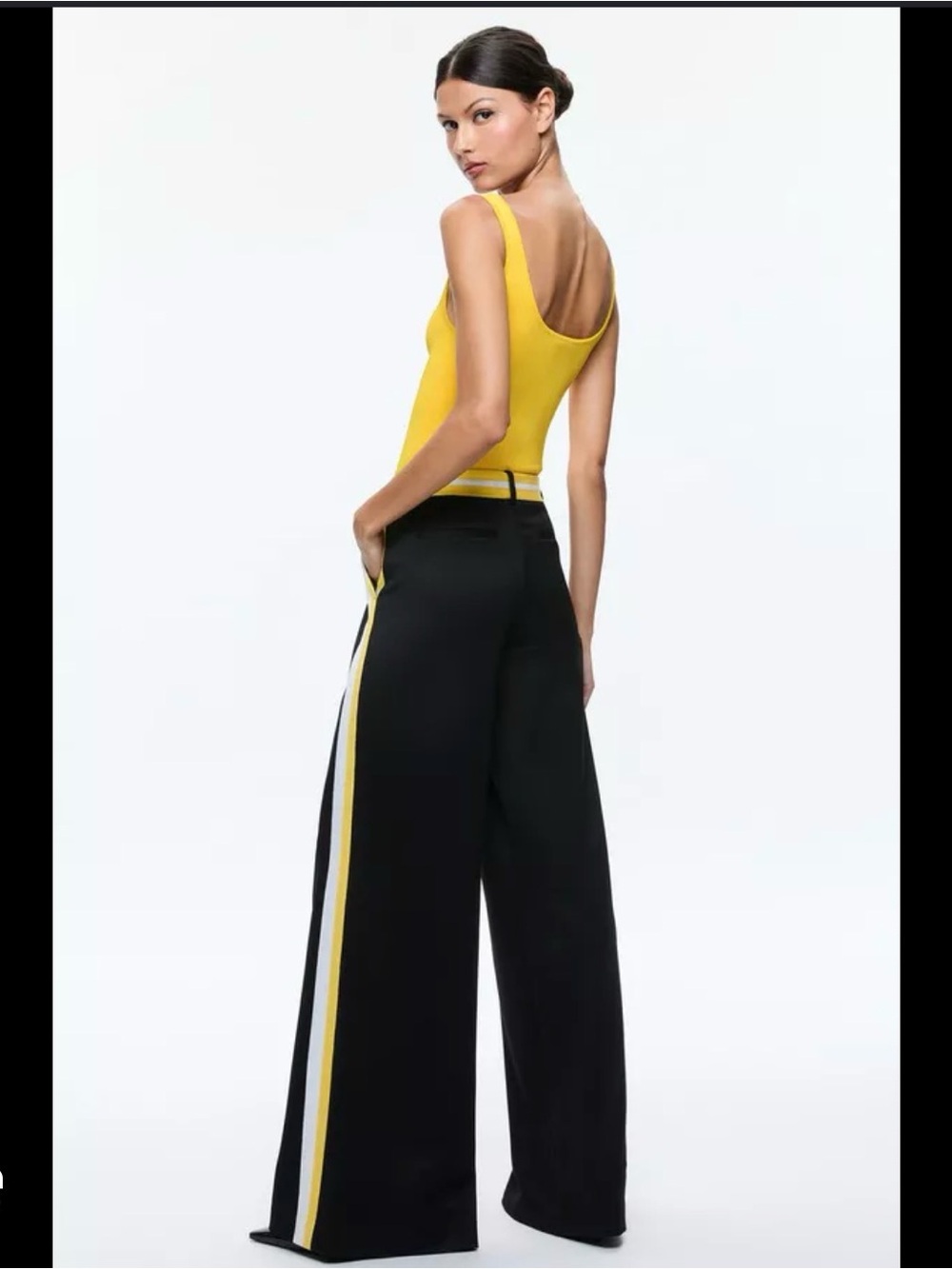 Alice & Olivia Eric Pant with side stripe